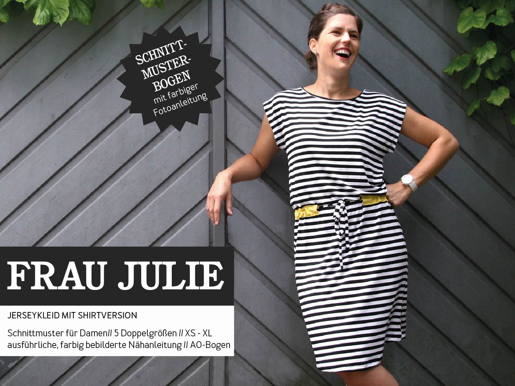 FRAU JULIE • Jerseykleid & Shirt, Papierschnitt
