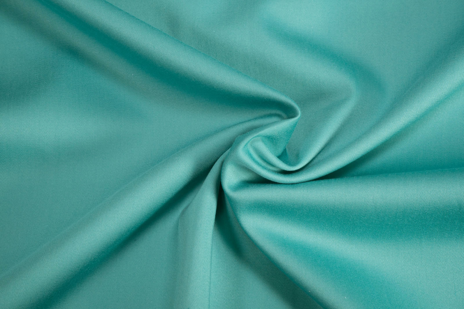 Baumwoll-Satin leicht elastisch hell türkis