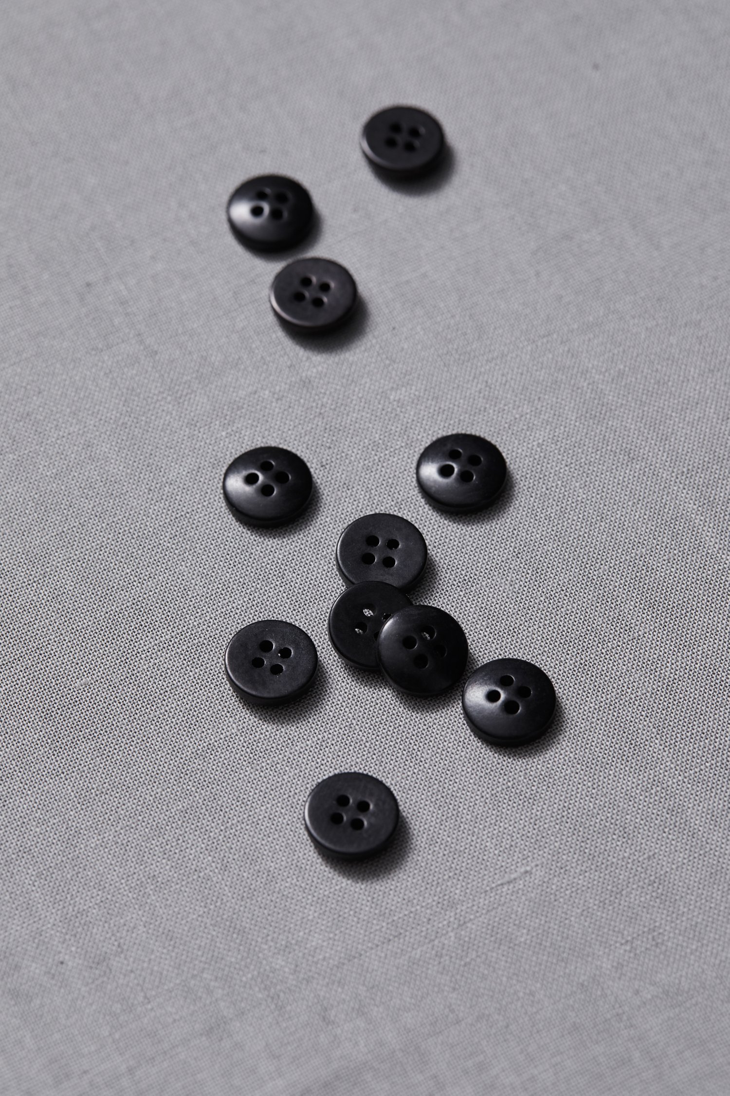 Corozo Knopf • meetMILK •  Black  • 11 mm