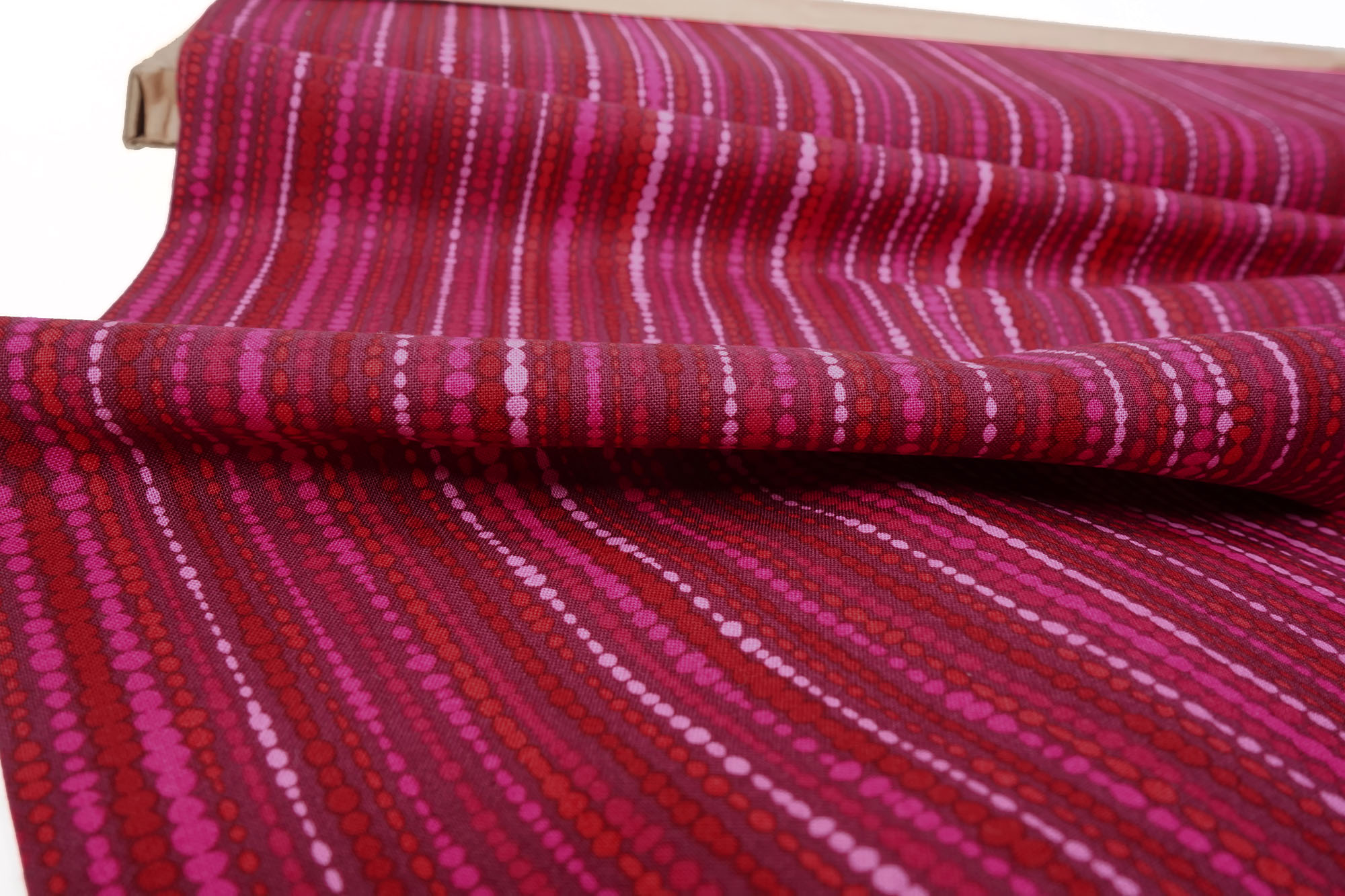 Baumwollstoff Copenhagen Print Factory Chain Dots red pink