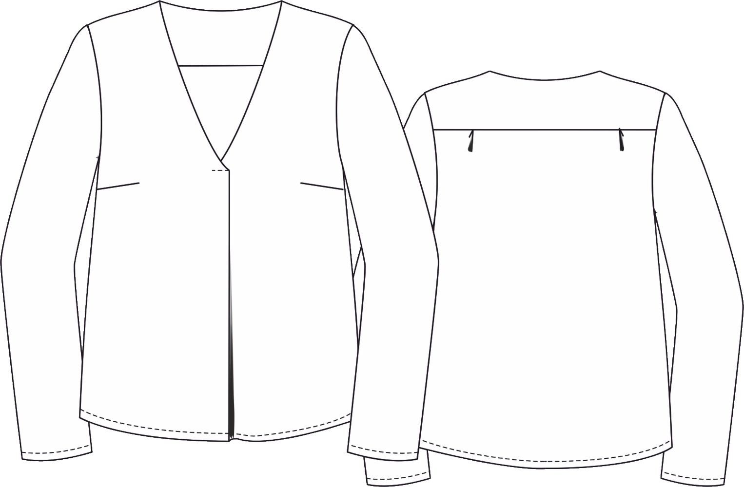 Bluse Lilly • Damen • Papierschnittmuster