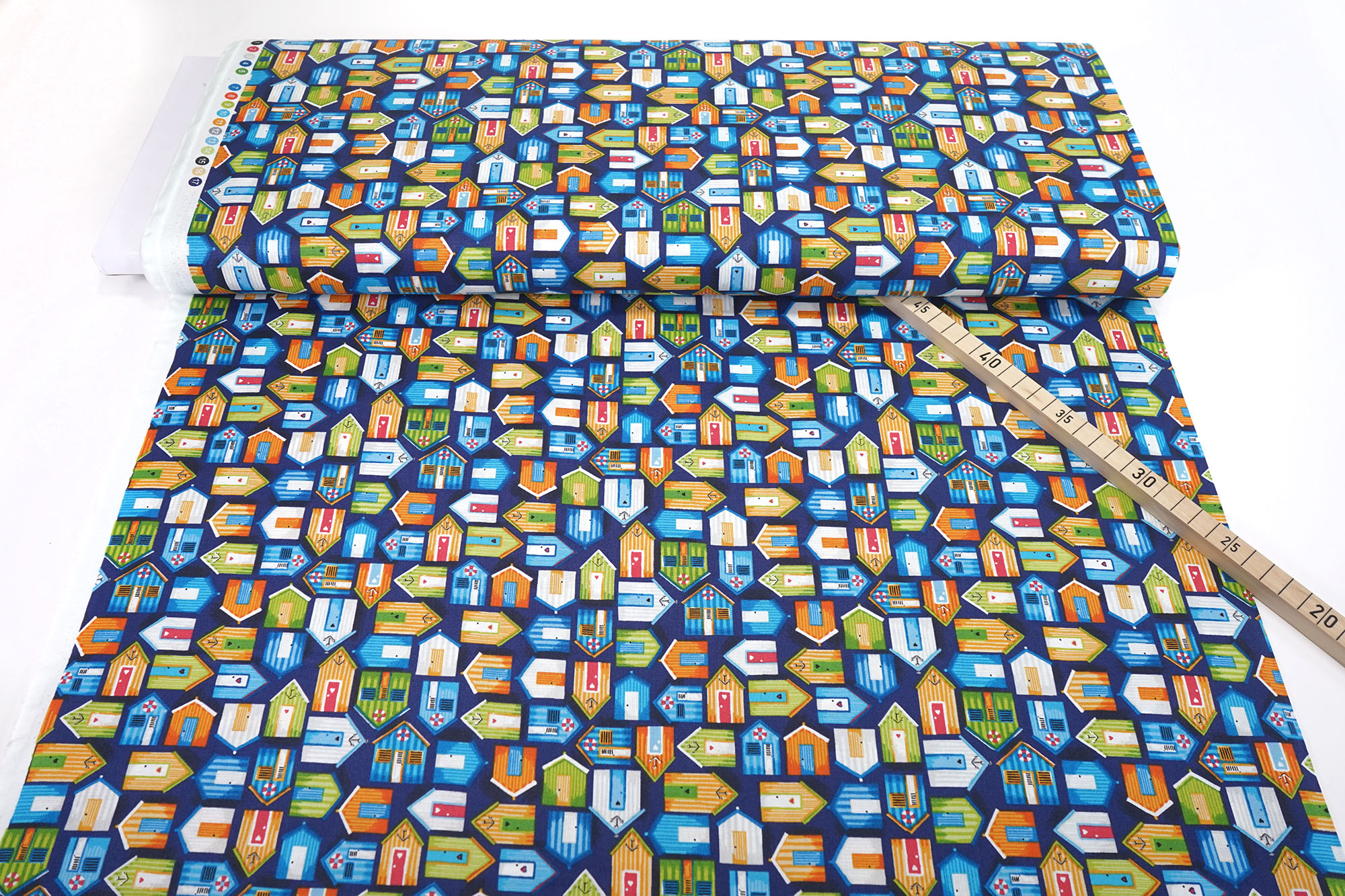 makower • BTS • Beach Huts • dark blue