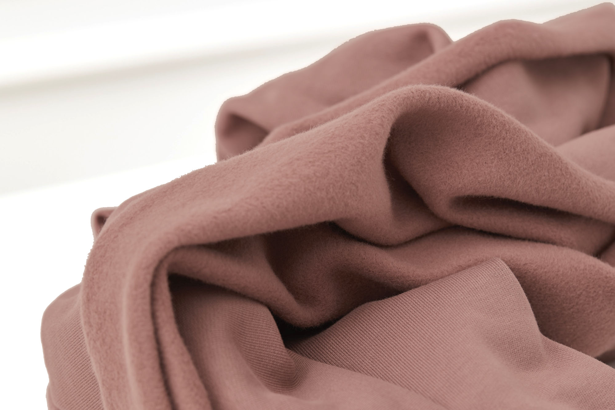Organic Basic Brushed Sweat • mind the MAKER • old rose