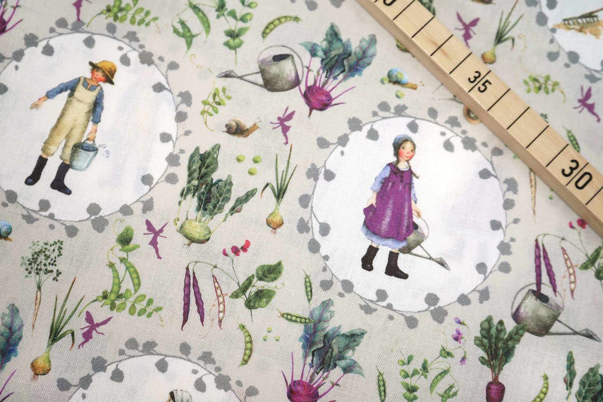 acufactum • Baumwollstoff • Gartenliebe • Daniela Drescher