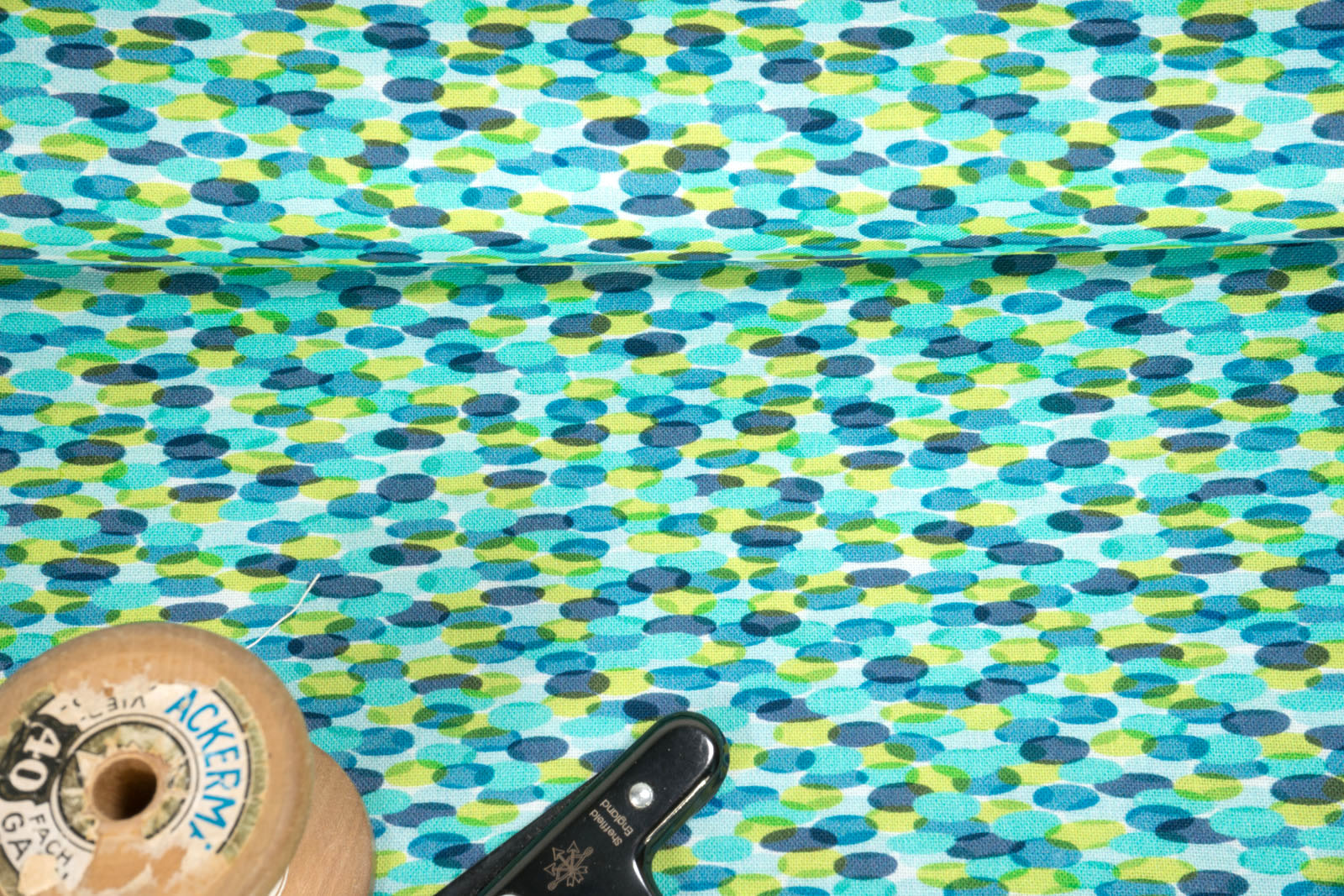 Blend Fabrics Congo Hippos Dancing Light Blue