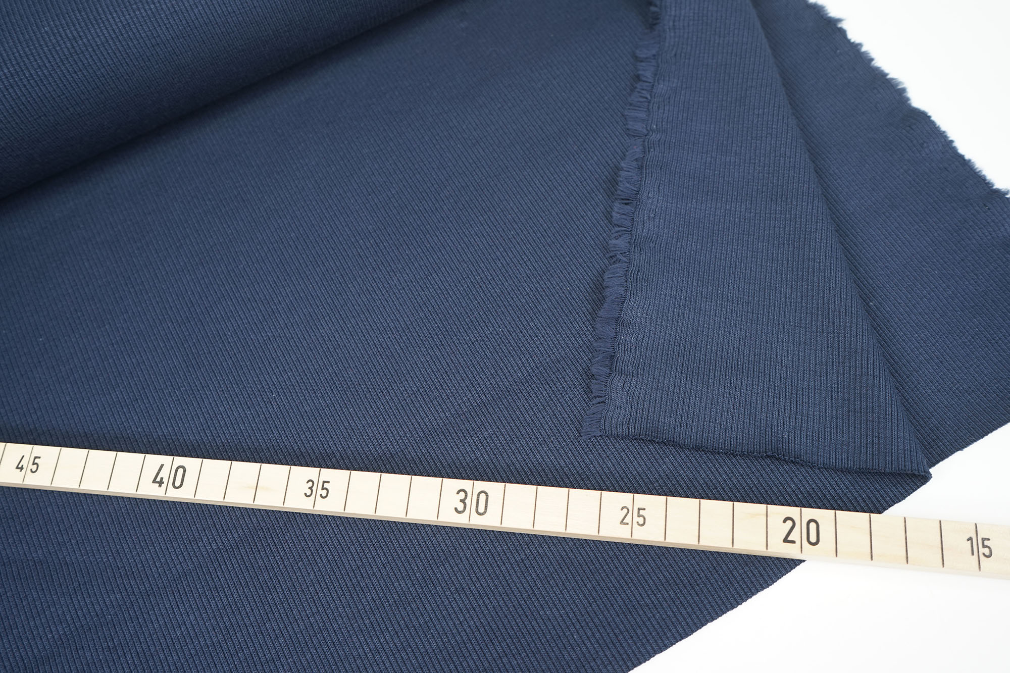 Organic 2 X 1 Ribbing • Bündchen • mind the MAKER • indigo night