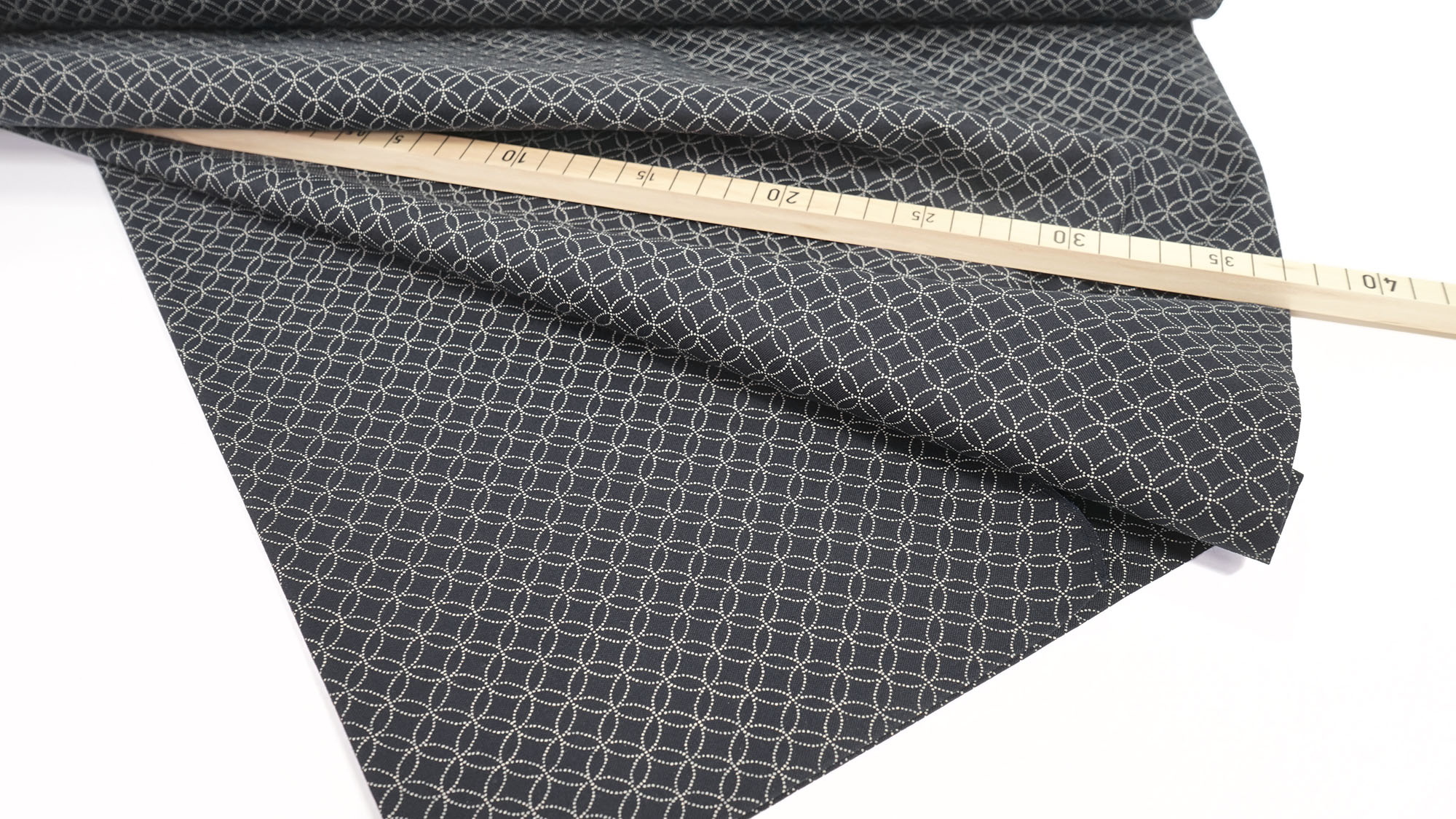 Baumwollstoff • Cosmo Textile • Japanischer Blaudruck • Shippo • Indigo