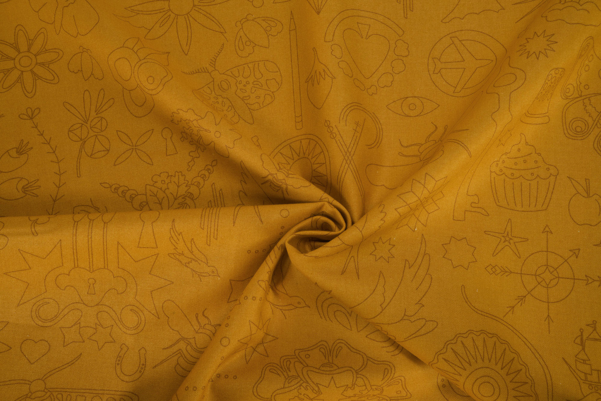 Andover Sunprints Embroidery Yarrow 2/9256Y by Alison Glass
