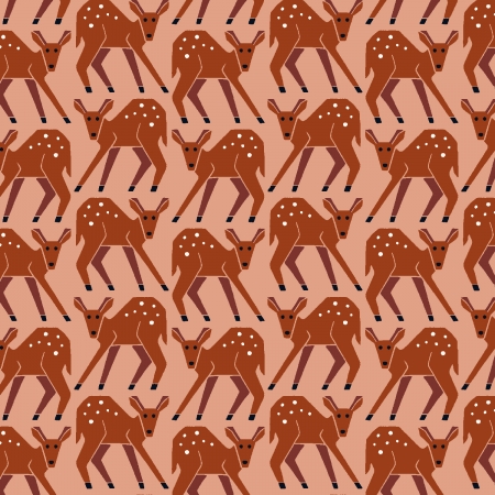 Cotton + Steel • On A Fall Day • Fawn • Dawn • Loes van Oosten