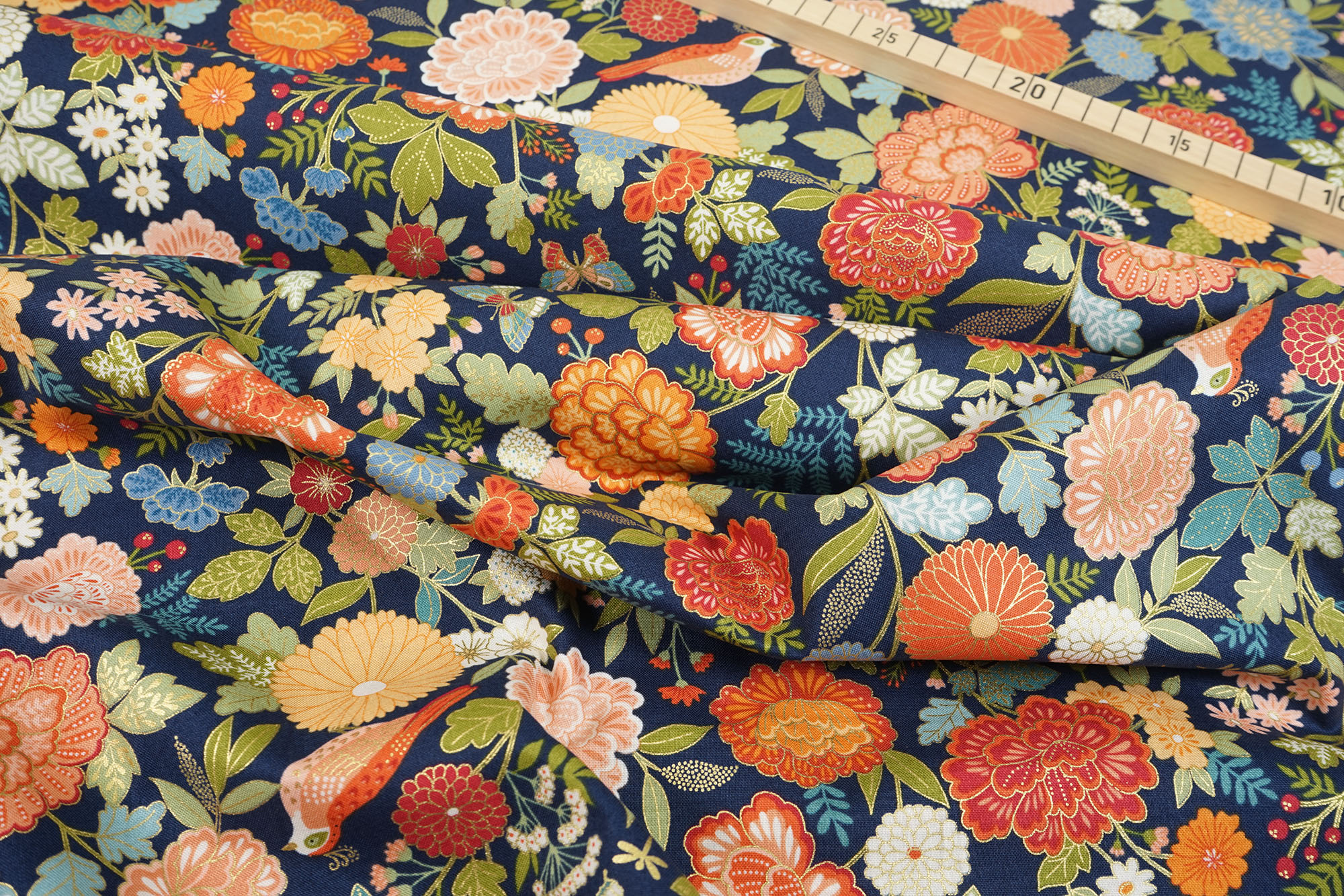 makower • Luxe • Large Floral • Navy