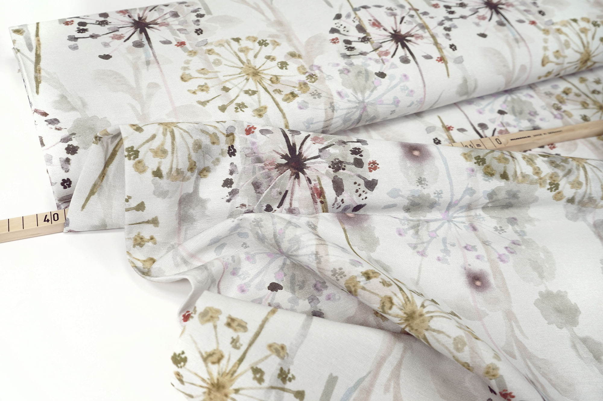 Dekostoff • Canvas • Allium • natur
