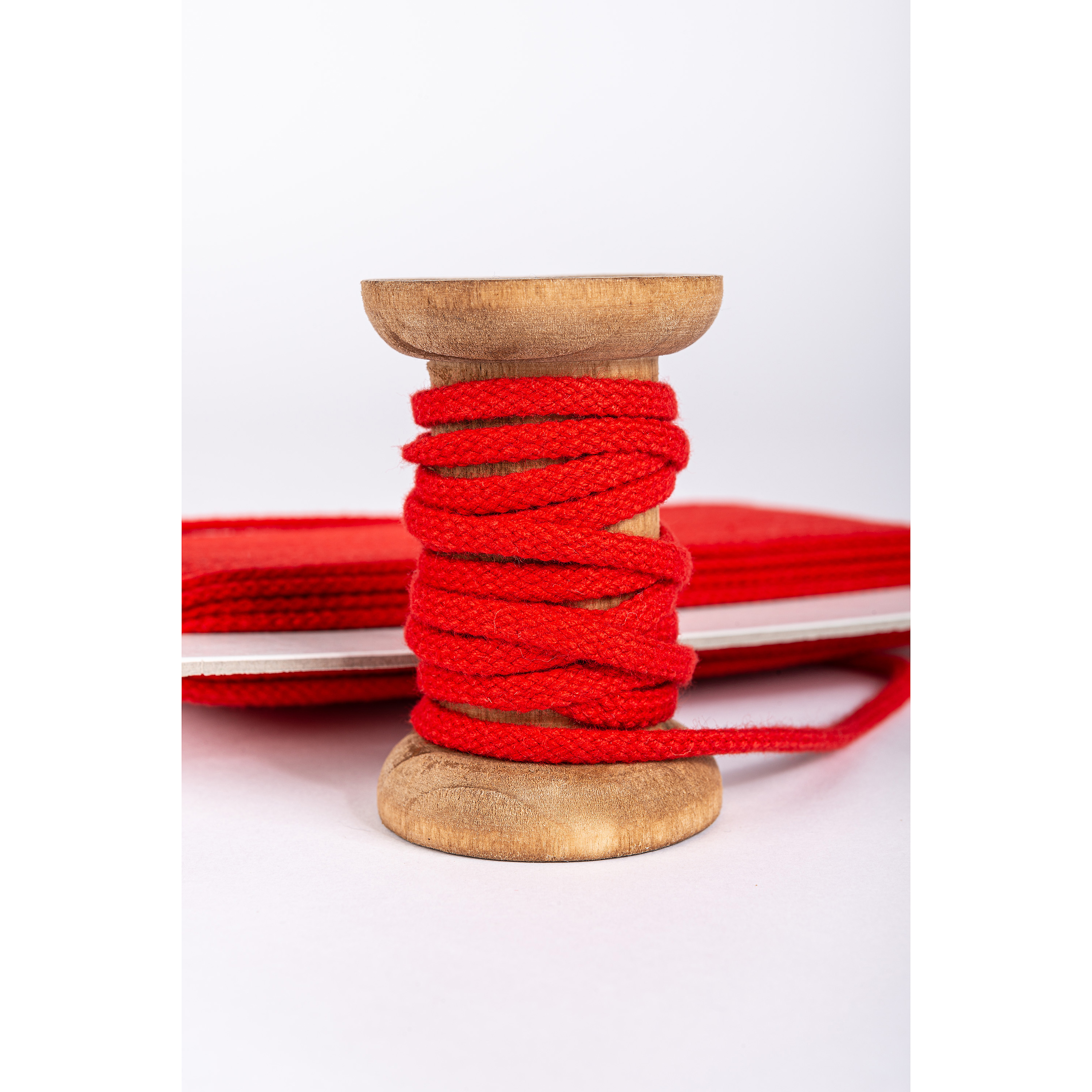 Baumwollkordel • rot • 7 mm