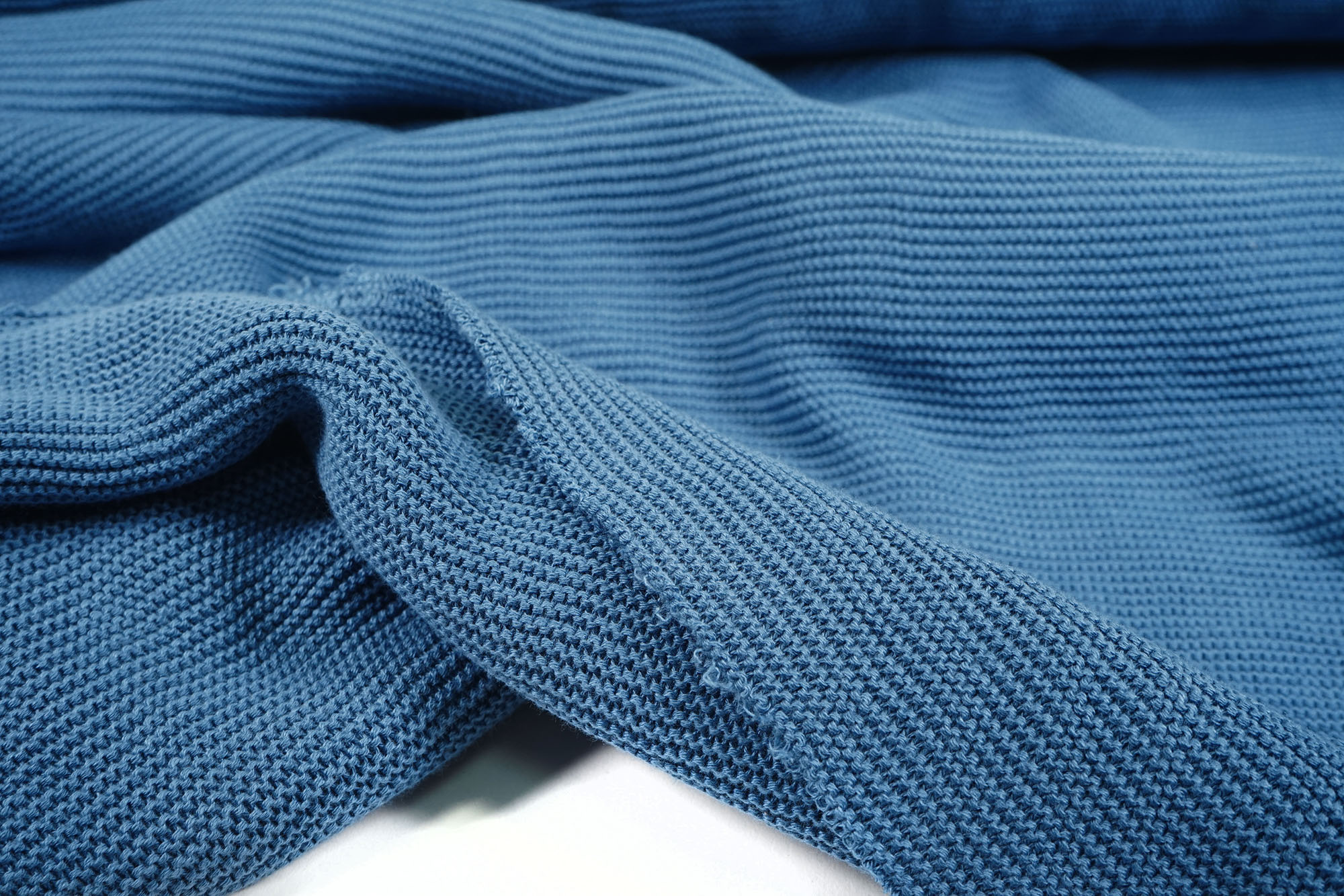 Strickstoff • Wellenstrick • Ella • denim