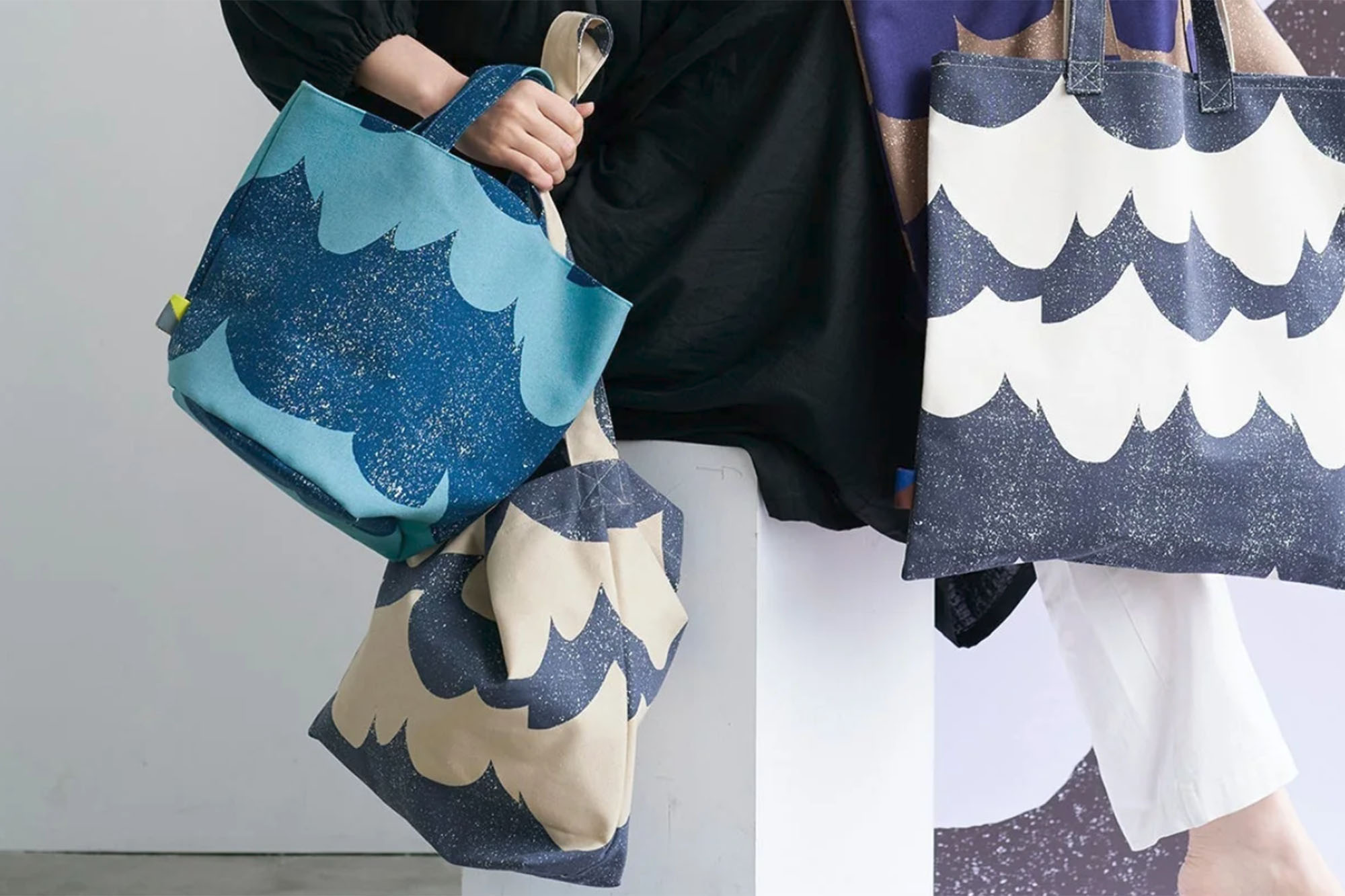KOKKA echino • Sailcloth • Heavyweight Canvas • Wave