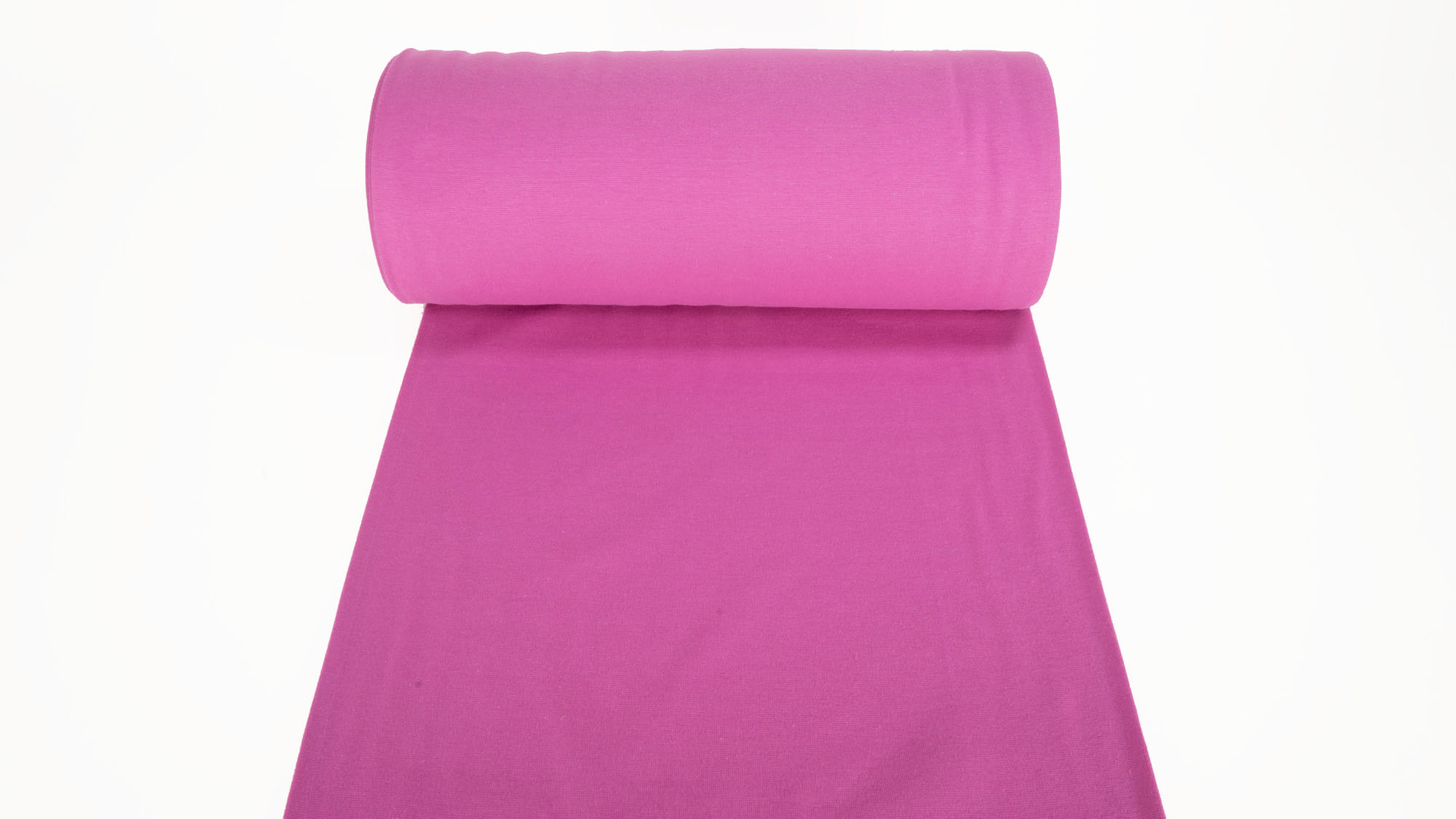 Bündchen glatt uni raspberry rose