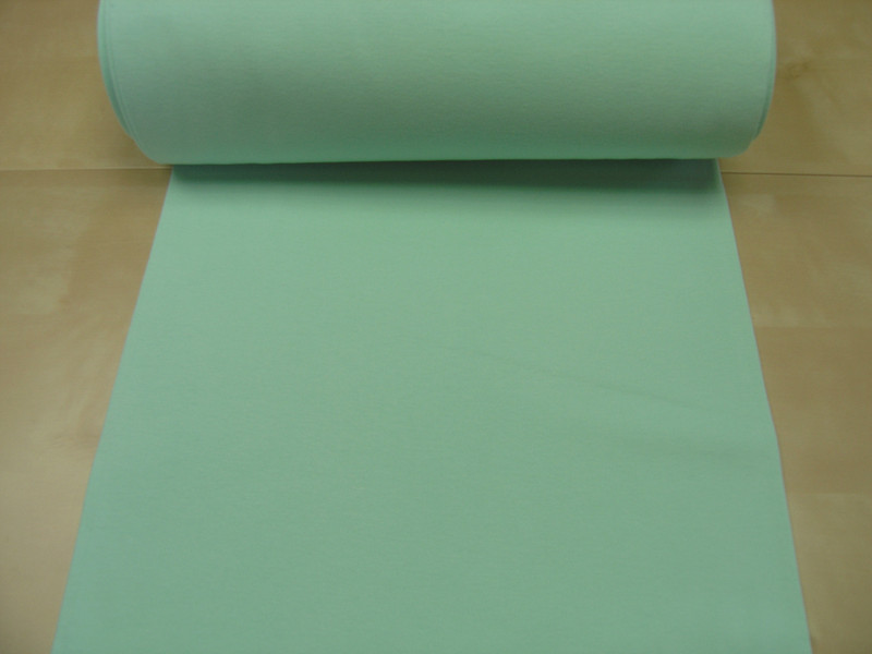 Bündchen glatt uni hell mint
