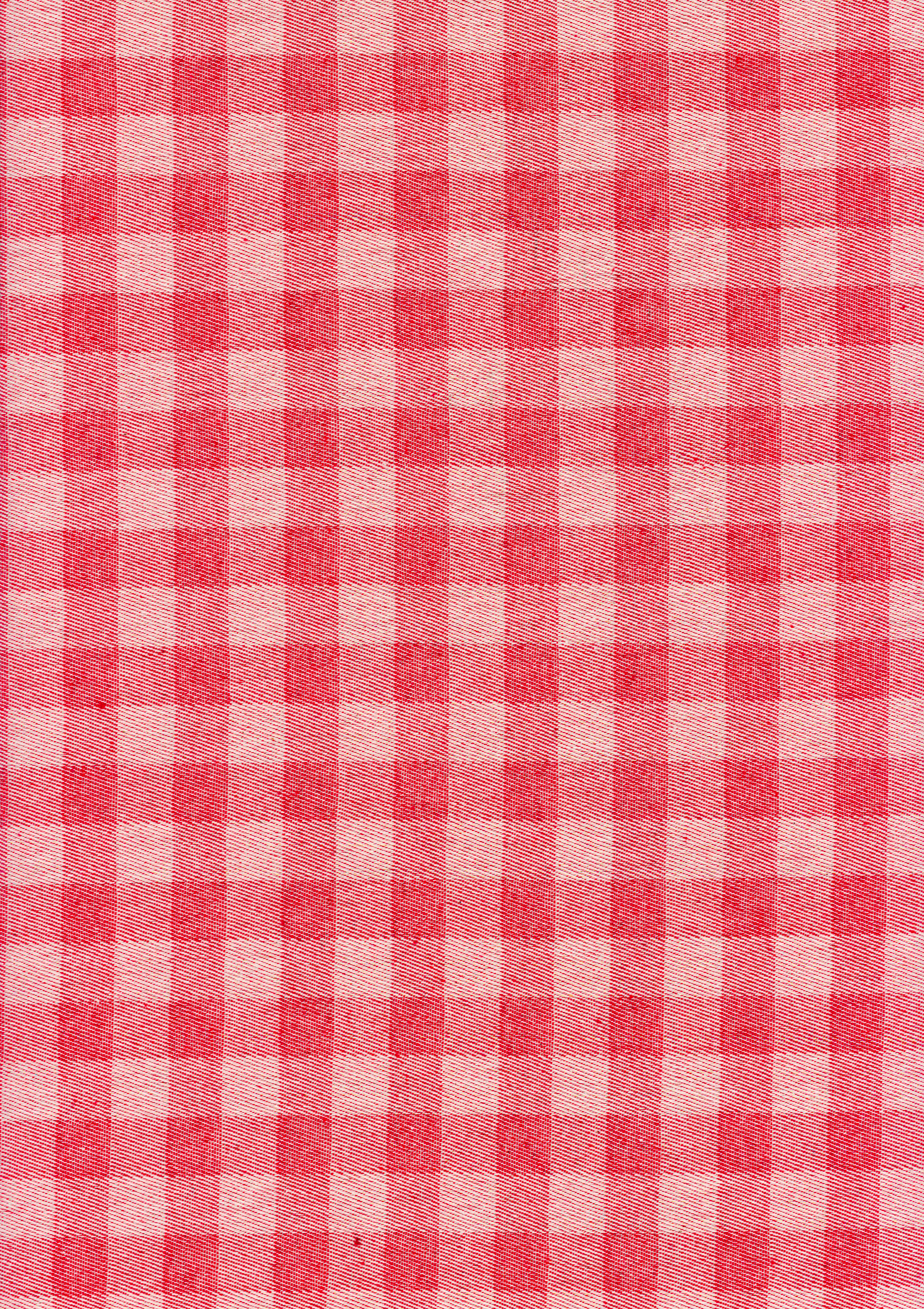 acufactum • Baumwollstoff • Karo • rot