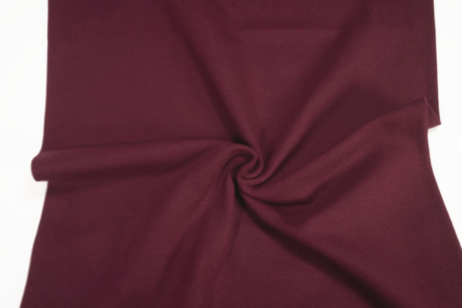 Bündchen glatt uni dunkel bordeaux