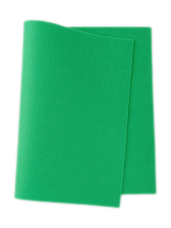Wollfilz frisches gras • 100 % reine Wolle