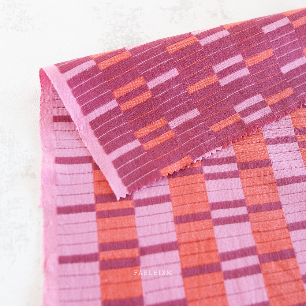 Fableism Supply Co • Lucky Loom • Southwest Stripe • Berry