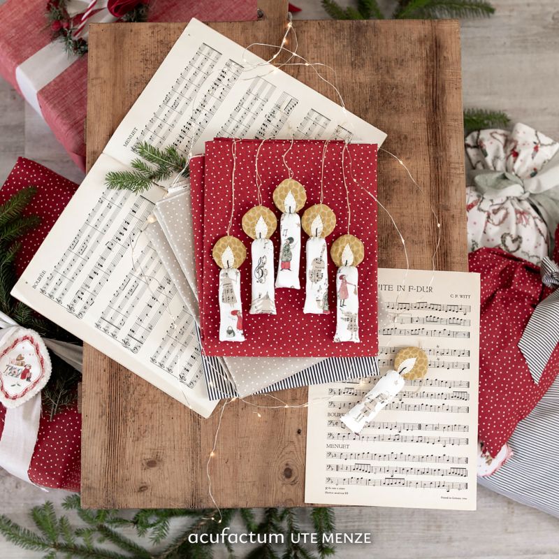 acufactum • Baumwollstoff • Weihnachtsmusikanten • Silke Leffler