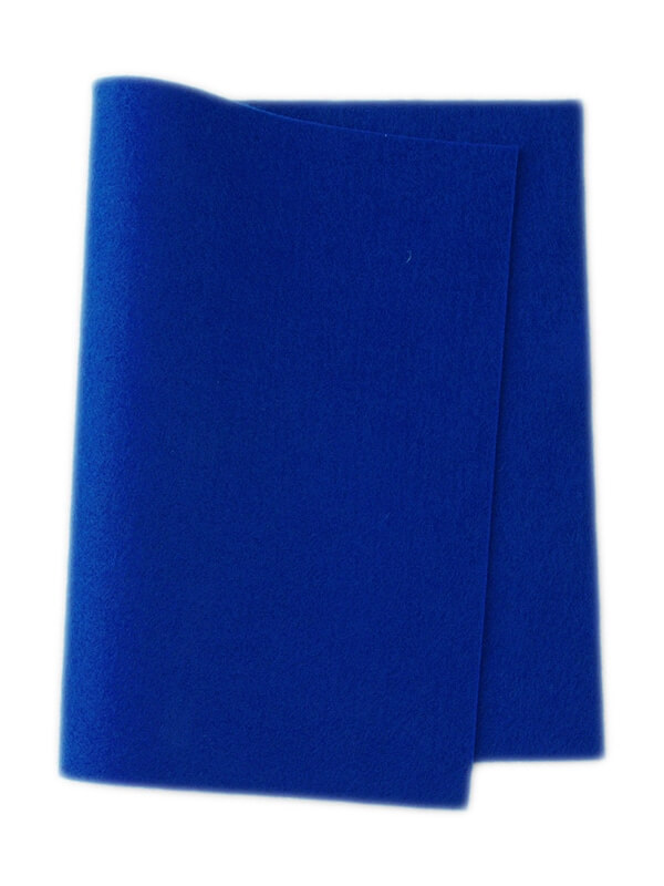 Wollfilz blau • 100 % reine Wolle