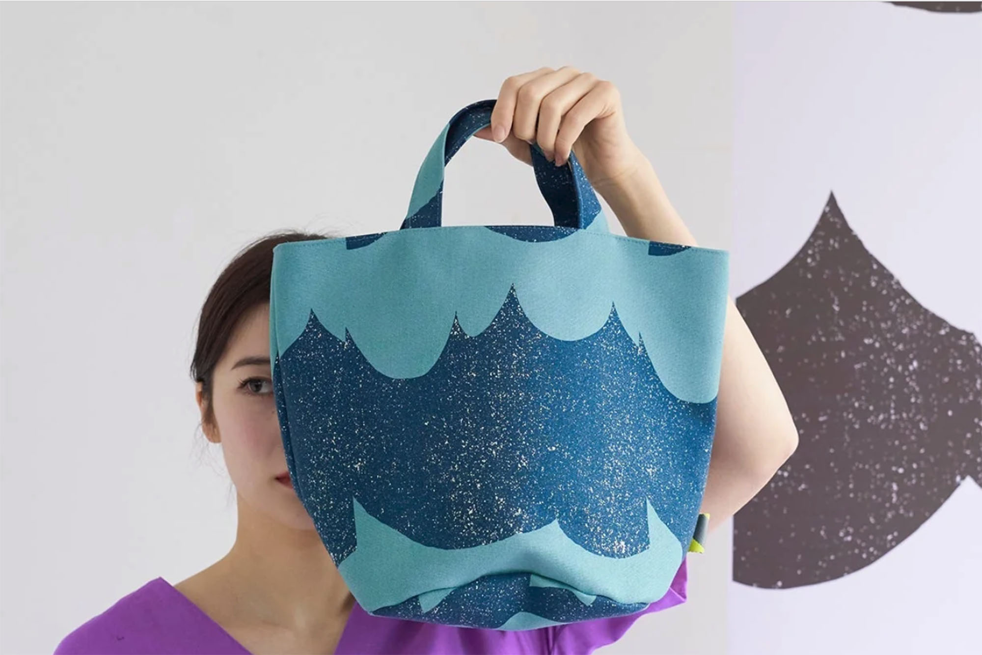 KOKKA echino • Sailcloth • Heavyweight Canvas • Wave