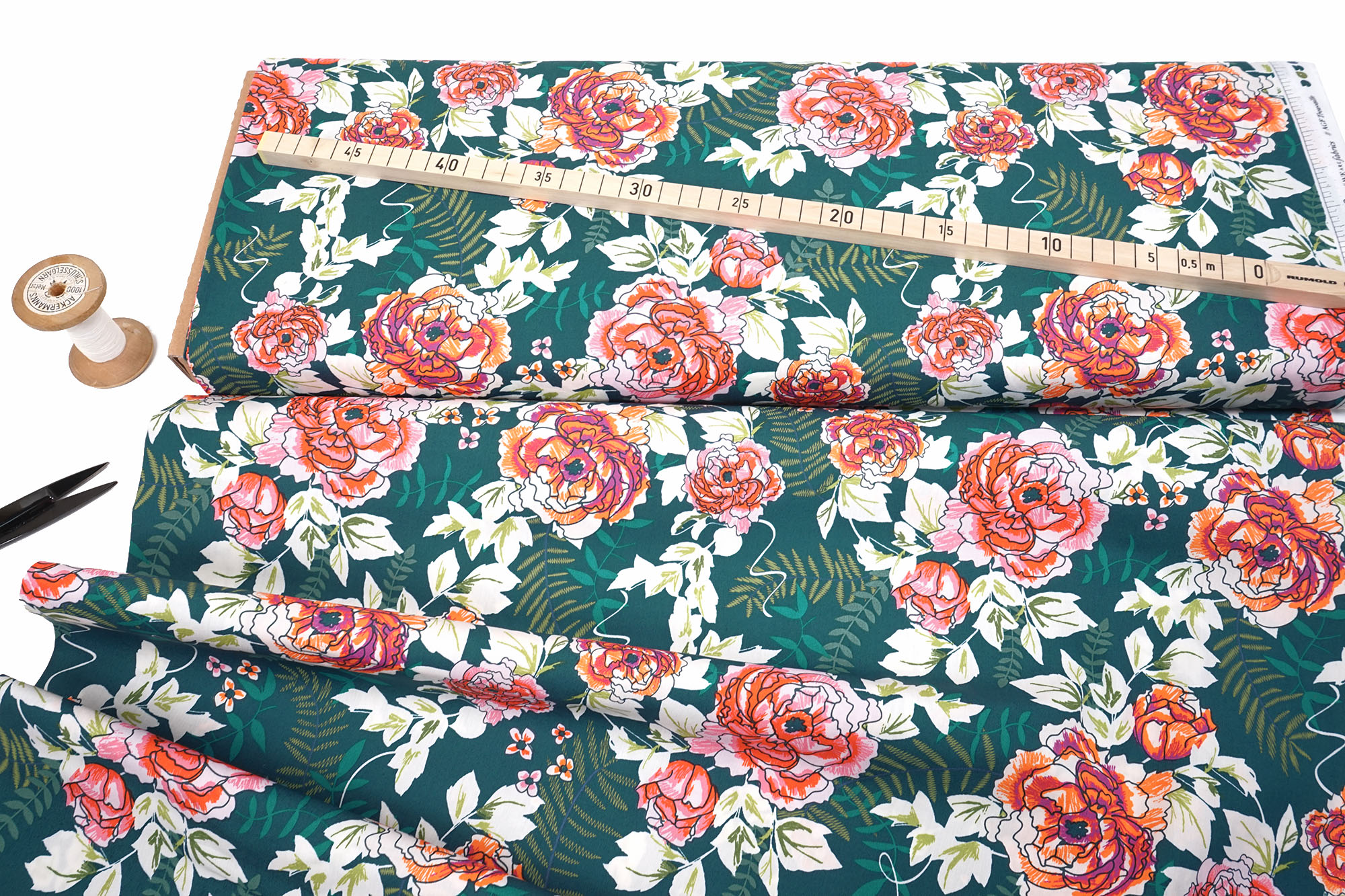 Art Gallery Trouvaille Everblooming Camellias Aglow TRV-58120 by AGF Studio