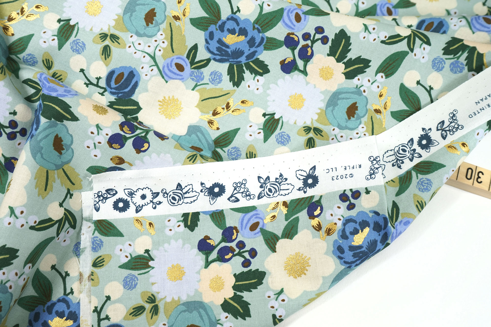Rifle Paper Co. • Vintage Garden • Vintage Blossom • mint metallic