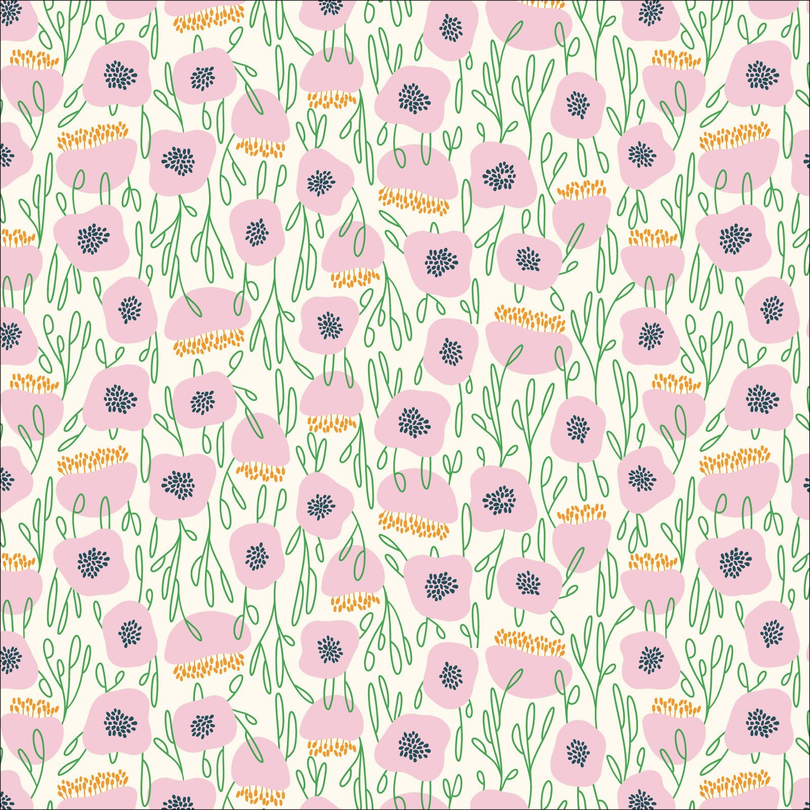 Cloud 9 • Savanna Dreams • Groundcover • Organic Cotton • Kate Lower