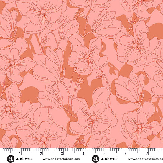 andover • Stephanie Organes • Color Me Whispered • Magnolia Veil Coral