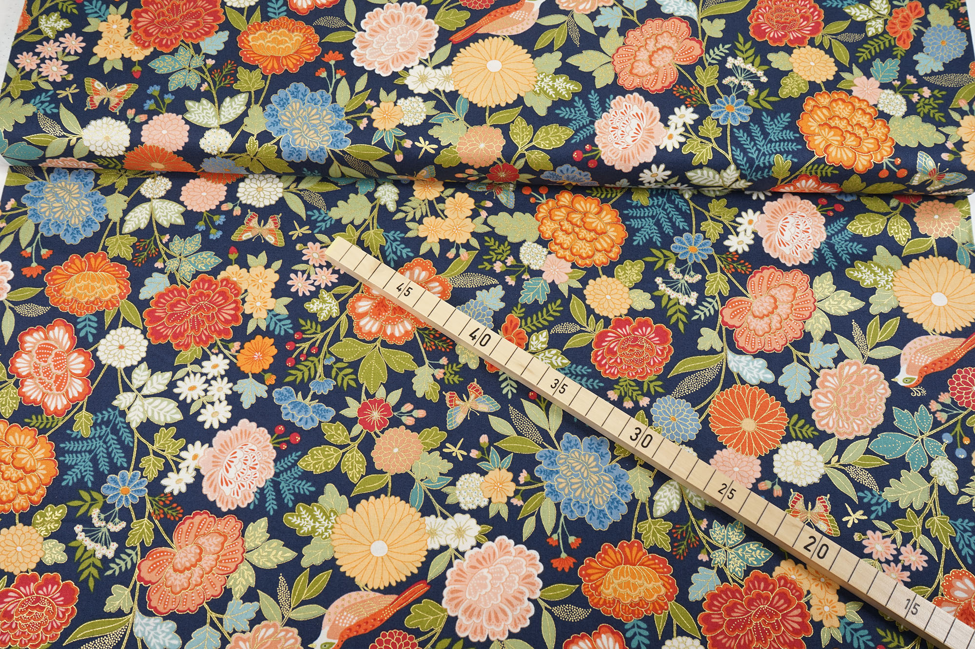makower • Luxe • Large Floral • Navy
