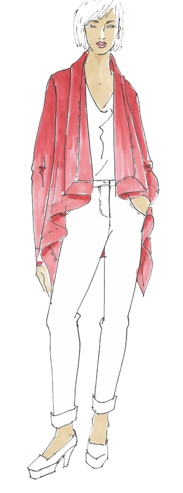 Cardigan Giselle • Papierschnittmuster • Schnittmuster Berlin