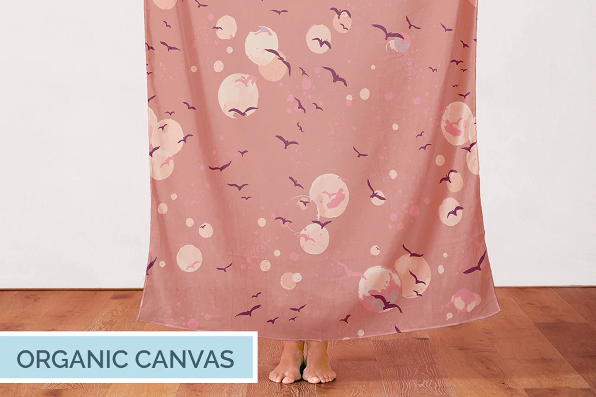 pbs fabrics • Organic Canvas • Sky Gazing • Jean Choe • unbleached