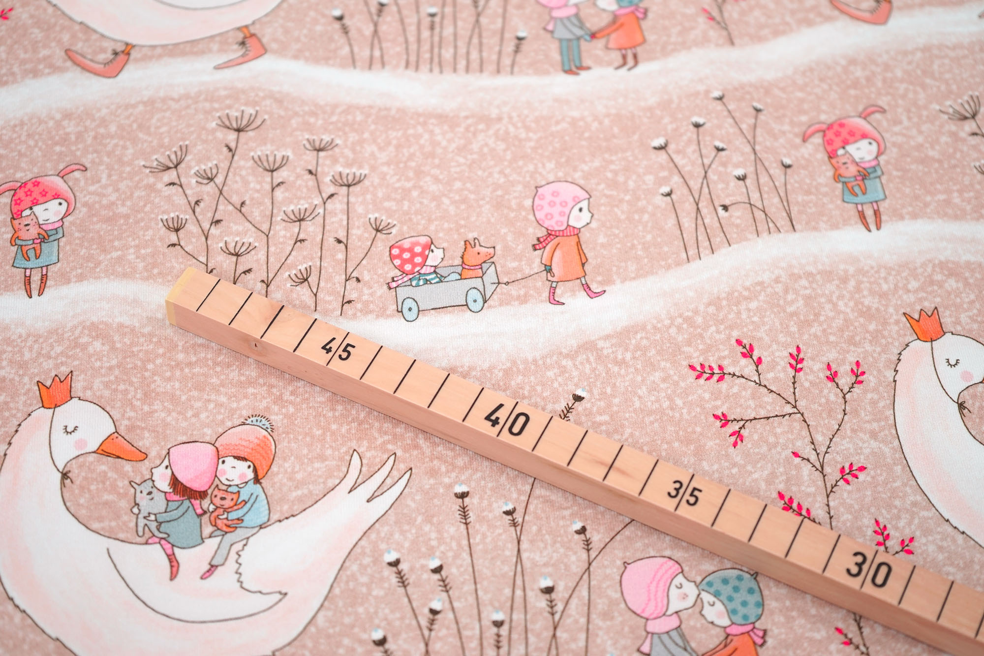 Stoffonkel • Bio-Jersey • Susalabim • Winterkinder  (GOTS)