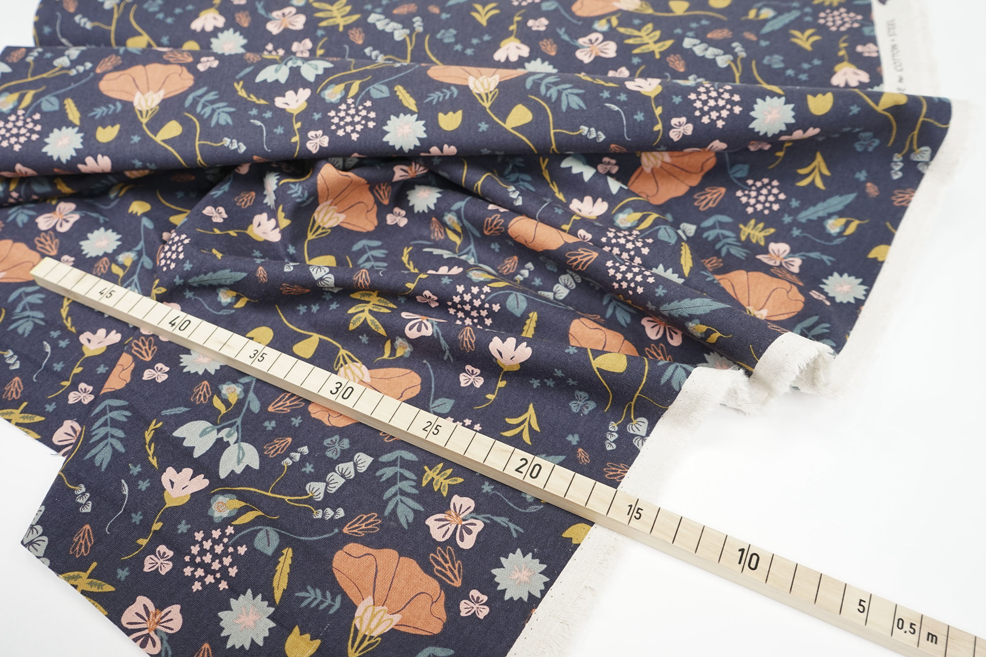 Cotton+Steel • Canvas • Canyon Springs • Canyon Poppy • Ash Cascade