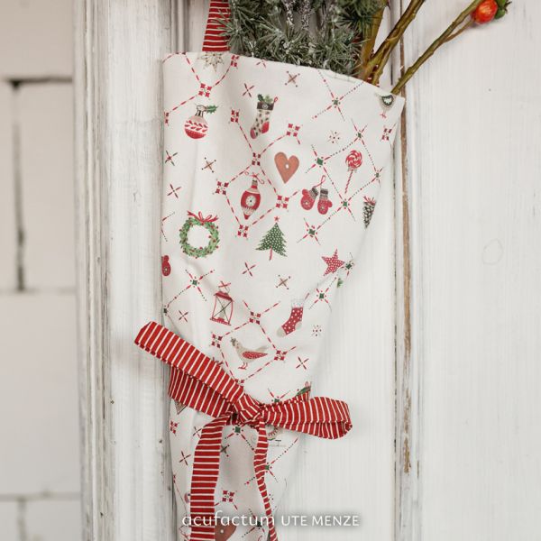 acufactum • Baumwollstoff • Weihnachtsornamente • Kerstin Heß