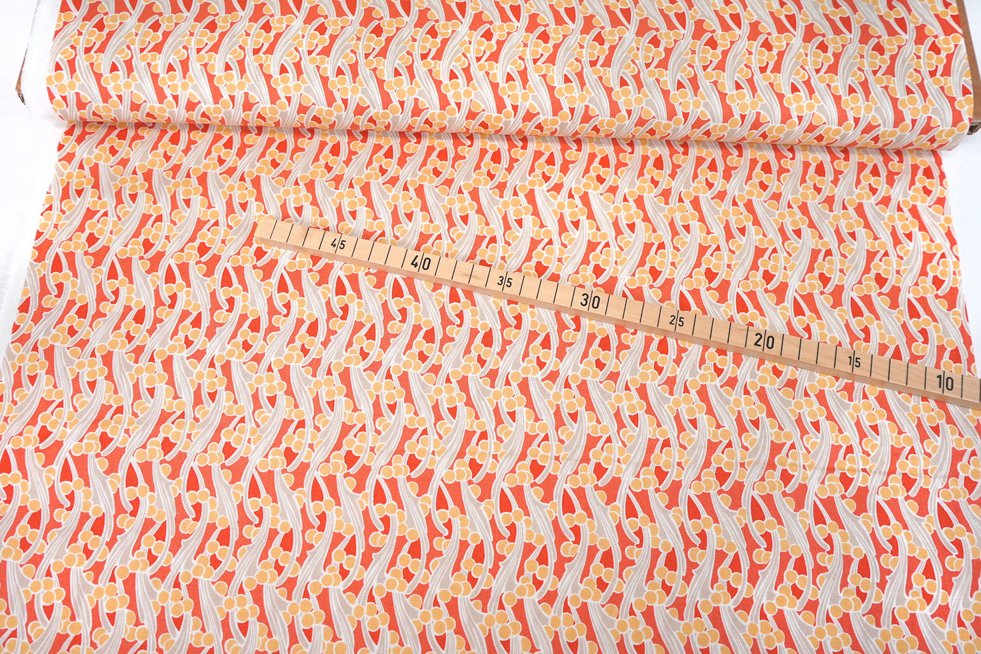 andover • Fleur Nouveau • Seaweed • orange