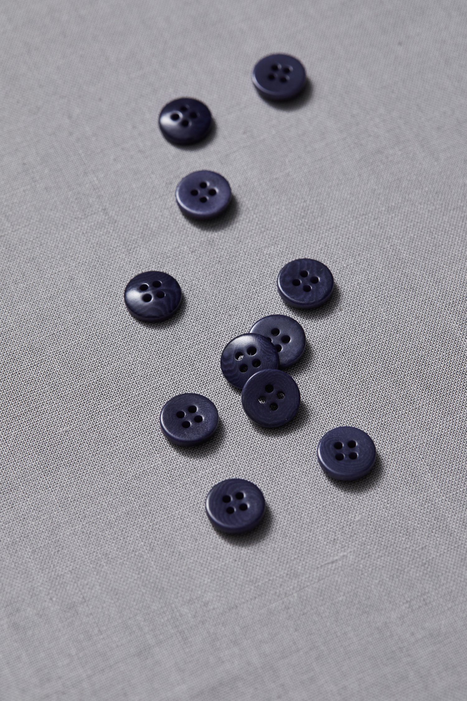Corozo Knopf • meetMILK •  Blueberry  11 mm