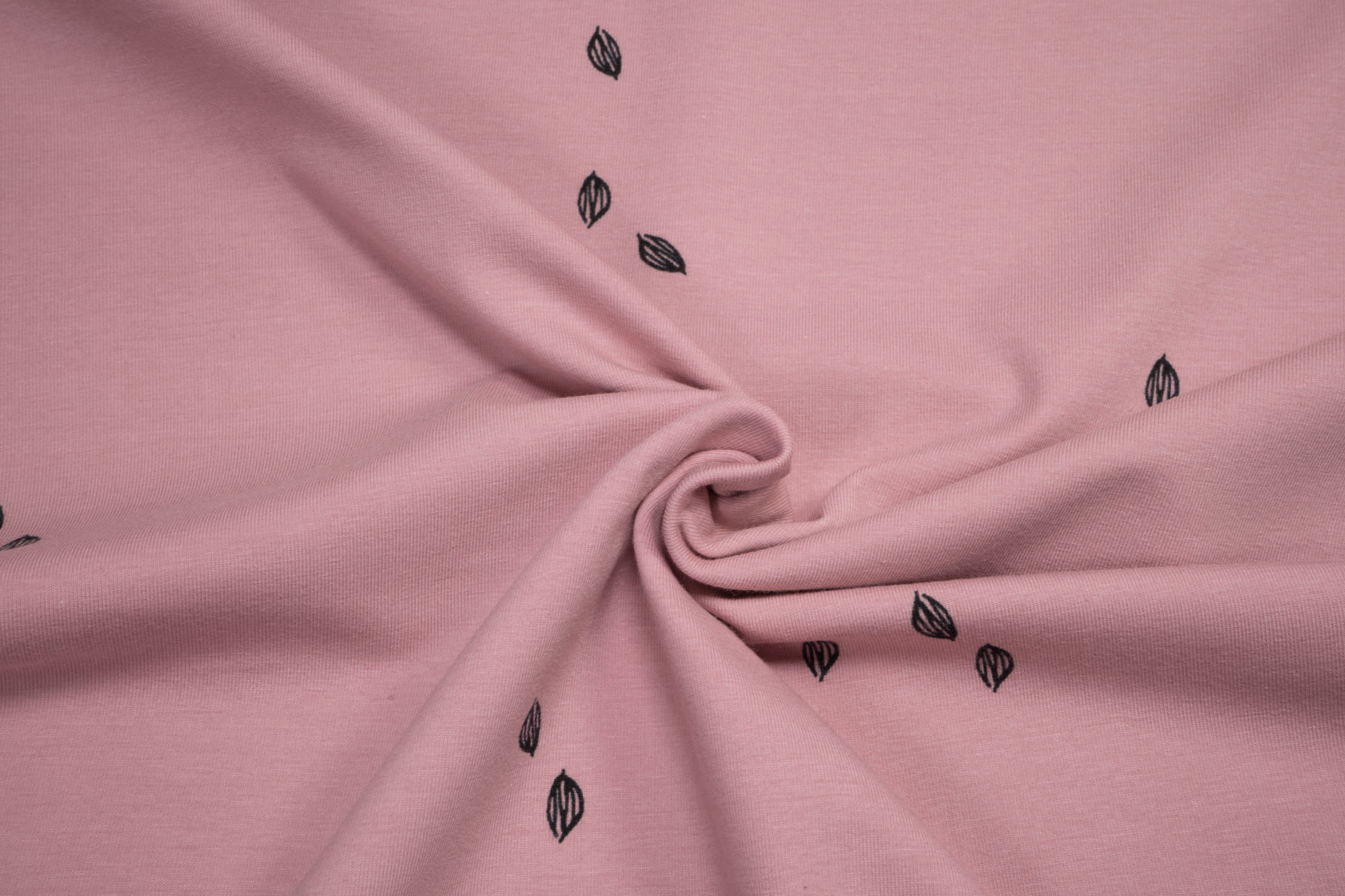 Baumwoll Bio Jersey Safari Cocoa Beany Old Rose by Bloome Copenhagen