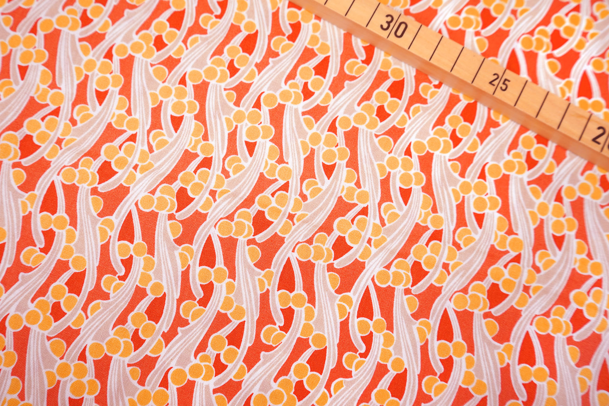 andover • Fleur Nouveau • Seaweed • orange