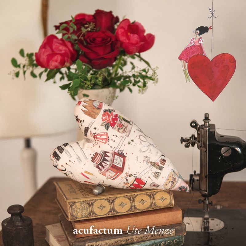 acufactum • Baumwollstoff • Fantasiestadt • Silke Leffler