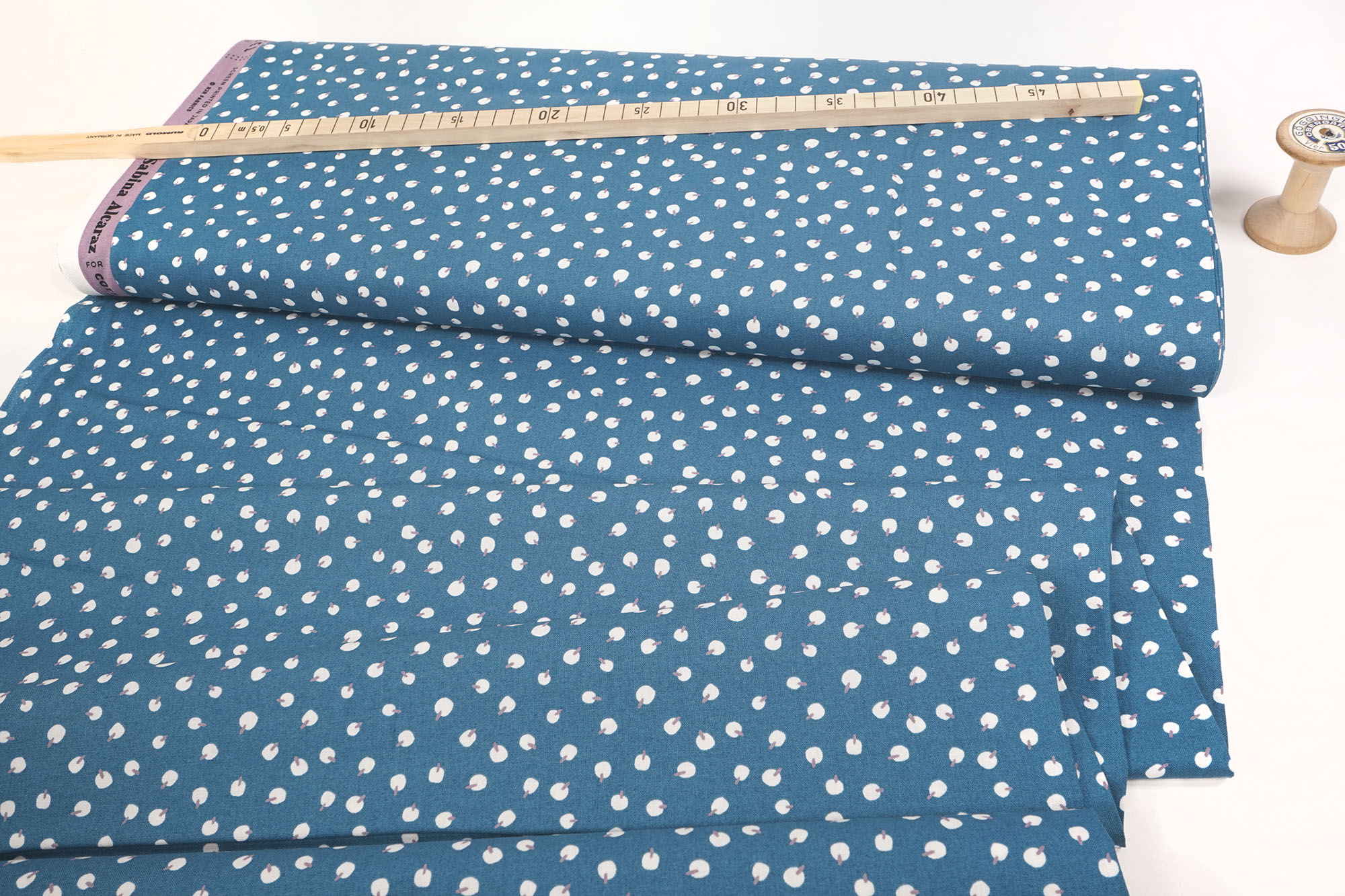 Cotton+Steel • find me in Ibiza • Tapas-Island Blue Fabric • Sabina Alcaraz