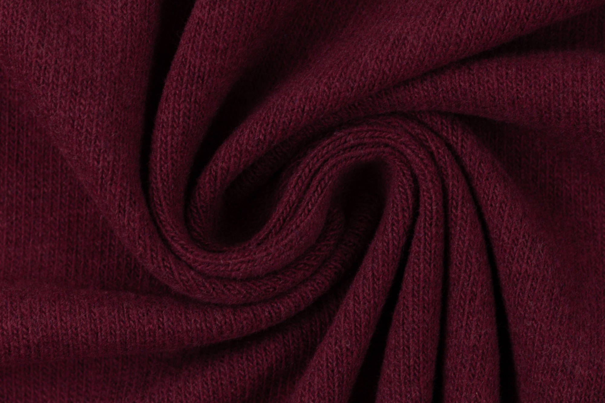 Strickstoff Bono • angeraut • uni • burgundy • made in Italy