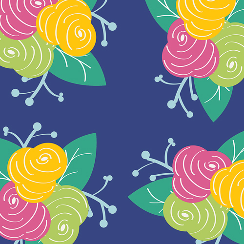 Art Gallery • Gleeful • Preppy Fleurs • Baumwollstoff
