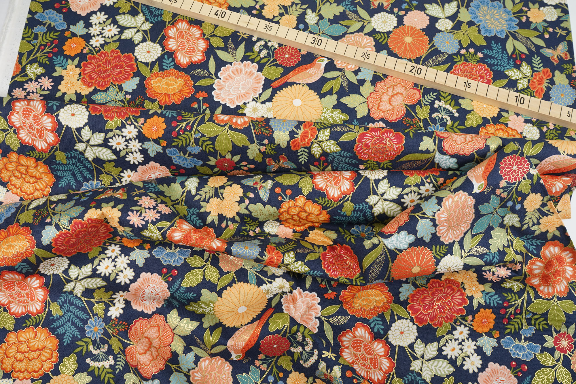makower • Luxe • Large Floral • Navy