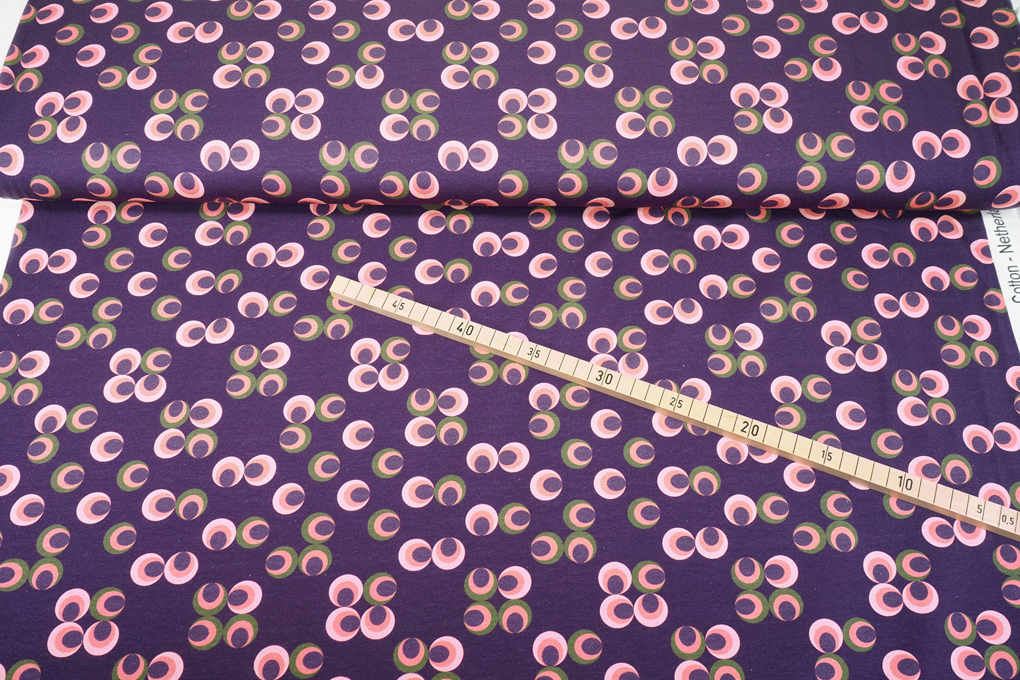 Baumwolljersey • Lilac Circles • by Stenzo