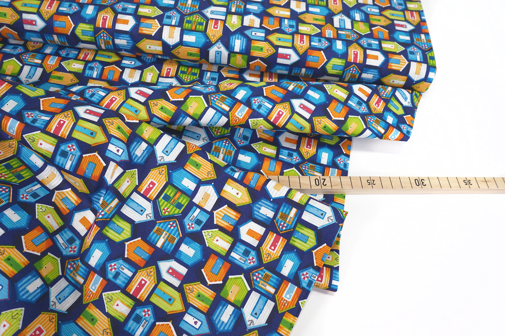 makower • BTS • Beach Huts • dark blue