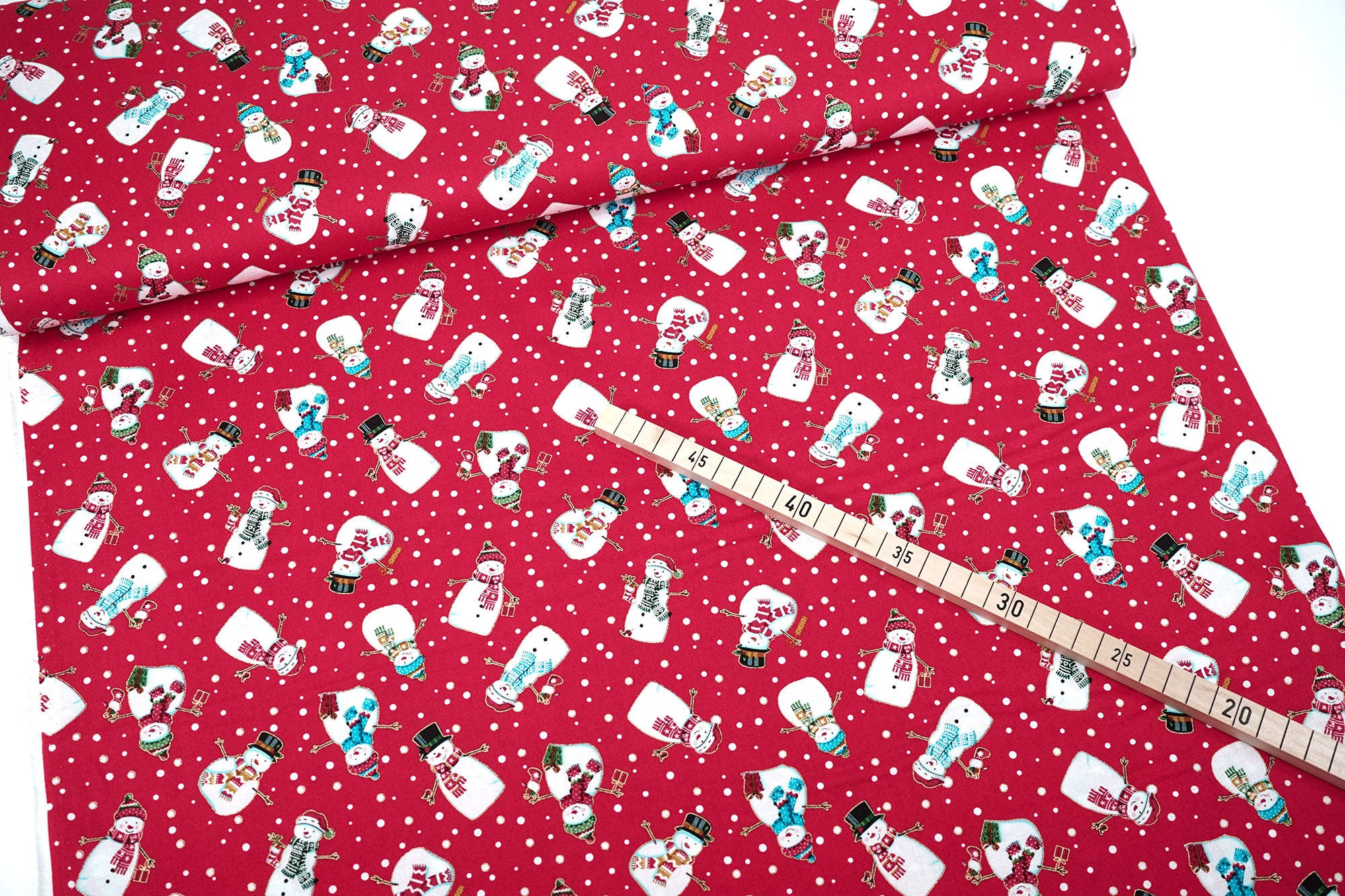 makower • Merry Christmas • Snowmen • Red