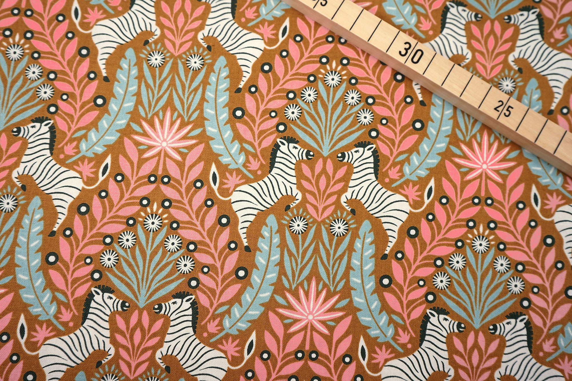 Cotton + Steel • Savanna • Zesty Zebra • Bushwillow Fabric